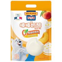 百吉福(MILKANA) 棒棒奶酪儿童奶酪棒 酸奶味+黄桃椰果果粒 500g/25支装
