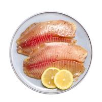 DIAOYUJI 钓鱼记 黑椒鱼排300g 调味鲷鱼片3片装 真空冷冻 方便菜 轻食 生鲜鱼