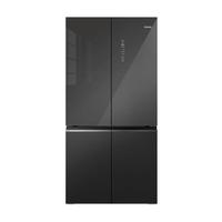Homa 奥马 606升大容量十字对开家用电冰箱风冷无霜四开门一级变频 AG+蓝晶除菌 BCD-606WDG/B(X)
