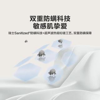 LOVO乐蜗家纺 抗菌防螨硬质棉床褥 灰色 180*200cm