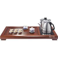KAMJOVE 金灶 R-800实木茶盘花梨木自动上水电热水壶茶盘套装茶具套装烧水壶中式简约家用 搭配E9