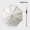 天玮伞业 Tianwei umbrella Tianwei 天玮 花瓣系列 直柄伞 晴雨两用 防晒防紫外线 直柄防风遮阳伞 原木手柄 100cm