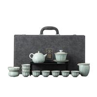 唐丰李桂莲汝窑茶具套装高档茶具整套乔迁