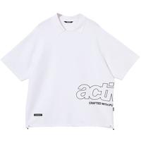 杰克·琼斯(JACK&JONES)男装高街字母百搭休闲潮流POLO-SHIRT舒适短袖T恤衫男款222206036 A06白色 常规 XS