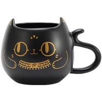 大英博物馆安德森猫和她的朋友们系列巴斯特淡定喵异形陶瓷马克杯 巴斯特淡定喵异形陶瓷马克杯