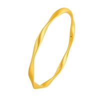 京东京造 JZ-wma023 莫比乌斯环足金手镯 6cm 7g