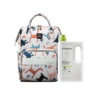 babycare婴儿洗衣液宝宝酵素去污1.8L搭配妈咪包双肩包贝卡粉20L