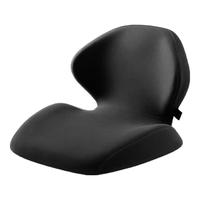 布雷什 BOLISH 汽车坐垫护腰座垫记忆棉靠垫四季通用坐垫办公室家用椅子垫黑色