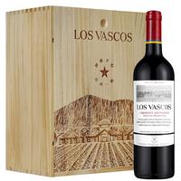 LOS VASCOS 巴斯克酒庄 科尔查瓜卡本尼苏维翁干型红葡萄酒 6瓶*750ml套装 木箱装