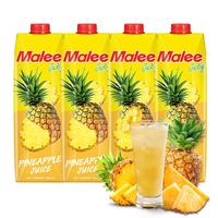 Malee 玛丽 菠萝汁饮料 1L*4瓶