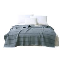 KINGSHORE 金号 蜂巢毛毯 灰色 200*158cm