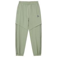 TOREAD kids探路者儿童裤子男童2024春夏弹力舒适运动百搭干爽透气休闲裤 青灰绿 170