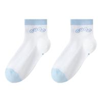 YeeHoO英氏5双装棉质儿童袜子中大童小男孩地板袜2薄款透气网眼袜短袜 混色 5双 M (6-8岁 脚长18-20CM)