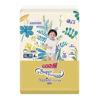 大王环贴式短裤式婴儿纸尿裤 光羽致本之源 短裤XL4片