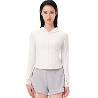 伯希和（Pelliot）防晒衣服女户外冰丝凉感速干修身皮肤衣防紫外线外套12421228白M 珠光白