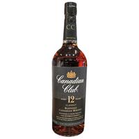 Canadian club 加拿大俱乐部 12年 单一麦芽威士忌 1000ml 40度 裸瓶装