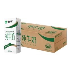 蒙牛 全脂纯牛奶 200ml*30盒