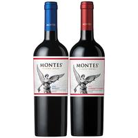 MONTES【蒙特斯官旗】智利原瓶红酒 蒙特斯montes经典系列 红葡萄酒750ml双支组合装