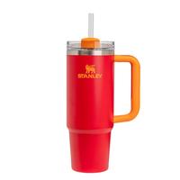 STANLEY Quencher巨无霸吸管杯办公车载水杯不锈钢保温杯887ML-中国红