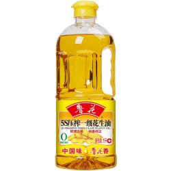 鲁花 5S压榨一级花生油 1L