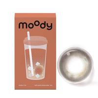 moody 美瞳半年抛2片装彩色隐形眼镜 冷泡乌龙茶0度 2片-冷泡乌龙茶