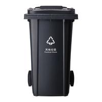 简丫物业垃圾桶大号挂车环卫带盖脚踏加厚商用工业小区酒店塑料垃圾桶 体验小垃圾袋1卷