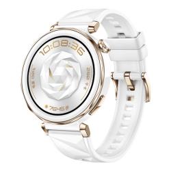 华为 WATCH GT 5 Pro 智能手表 42mm 冰川白 氟橡胶表带
