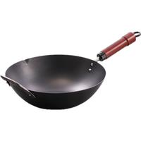 RIVER LIGHT 日本极 HXCG1024 炒锅(33cm、不粘、无涂层、铁)