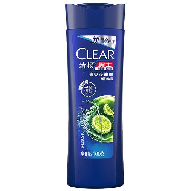 清扬 男士去屑洗发露 清爽控油型 100g