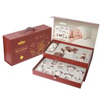 迪士尼 新生儿婴儿玩具礼盒满月安抚礼盒手摇铃