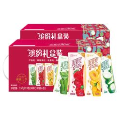 蒙牛 真果粒牛奶饮品Q弹果粒礼盒装（部分3月产） 250g*24盒*2箱