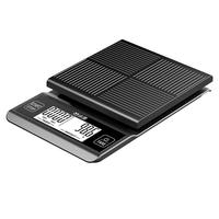 沐美咖啡电子秤烘焙可计时提醒家用厨房秤克称智能手冲咖啡称重器便携称重茶叶食物食品秤 3kg/0.1g 智能咖啡秤（赠：防滑耐高温垫）