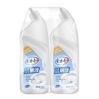 隆力奇洁厕液马桶清洁剂强力去垢持久挂壁特惠装500ml*2瓶