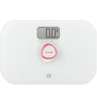 永衡良品 ±0)女生宿舍体重秤/便携人体秤/自发电体重秤B1833