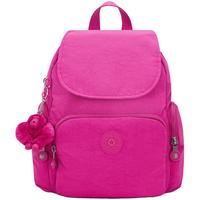 凯普林 kipling时尚书包多夹层双肩包CITY ZIP MINI炙粉色