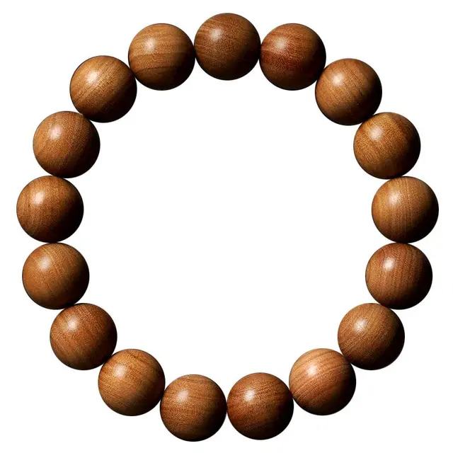 檀境 老山檀香手串12mm*17颗印度迈索尔红肉级 檀香木男女款佛珠手串 12mm*17颗