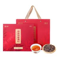 中茶 滇红云南特级滇红工夫红茶散茶年货春节茶叶礼盒200g