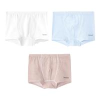 YeeHoO英氏儿童内裤男女宝宝四角平角3A/5A抗菌不夹pp中大童柔软透气抑菌 5A轻风抗菌（男 ） 3条 130 cm