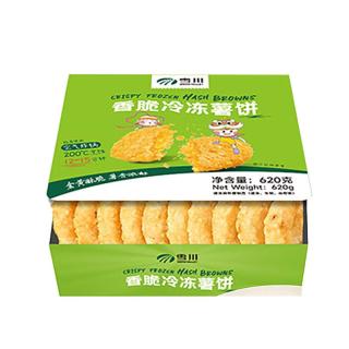 Snow Valley 香脆冷冻薯饼薯条半成品空气炸锅食材620g