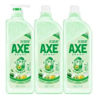 清洁收纳：AXE 牌金骏青梅洗洁精4倍去农残6大零添加家用餐具1.01kg*3瓶
