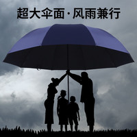 天堂天堂伞晴雨两用伞折叠女男士广告伞印logo防晒伞晴雨伞遮阳伞 酒红色33212E黑胶超大130cm) 10骨