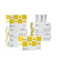 棉柔世家一次性洗脸巾干湿两用居家差旅便携擦脸卸妆婴儿擦洗绵柔巾抽取式 珍珠纹60抽* 5包