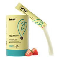 Inne钙镁锌小金条液体钙儿童钙维生素d3婴儿钙柠檬酸钙2罐【草莓味】