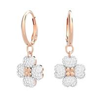 施华洛世奇（SWAROVSKI）元旦跨年  LATISHA 耳饰 四叶草女 白色 5636517