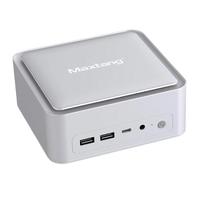 Maxtang大唐NUC12代/13代英特尔迷你台式电脑主机双硬盘位雷电4三屏显示wifi6游戏组装小主机 i5-12450H/雅致灰 准系统