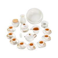 GOLD AND JADES 金镶玉 进生茶具套装 24件套