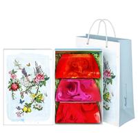 卡莎灡（kasanrin）手工精油皂黄金皂洁面皂香皂洗脸洗澡女生 奢养黄金礼盒100克*3块