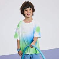 【晕染速干T】儿童高弹运动短袖男童女童夏上衣吸湿凉感透气