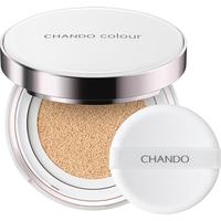 CHANDO 自然堂 雪润晶采裸透气垫霜 #01亮白色 14g+替换装14g