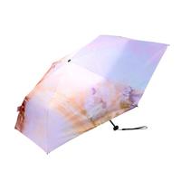 knirps德国超轻防晒伞防紫外线遮阳太阳伞三折晴雨伞 金之秋 25-金之秋（150g超轻）